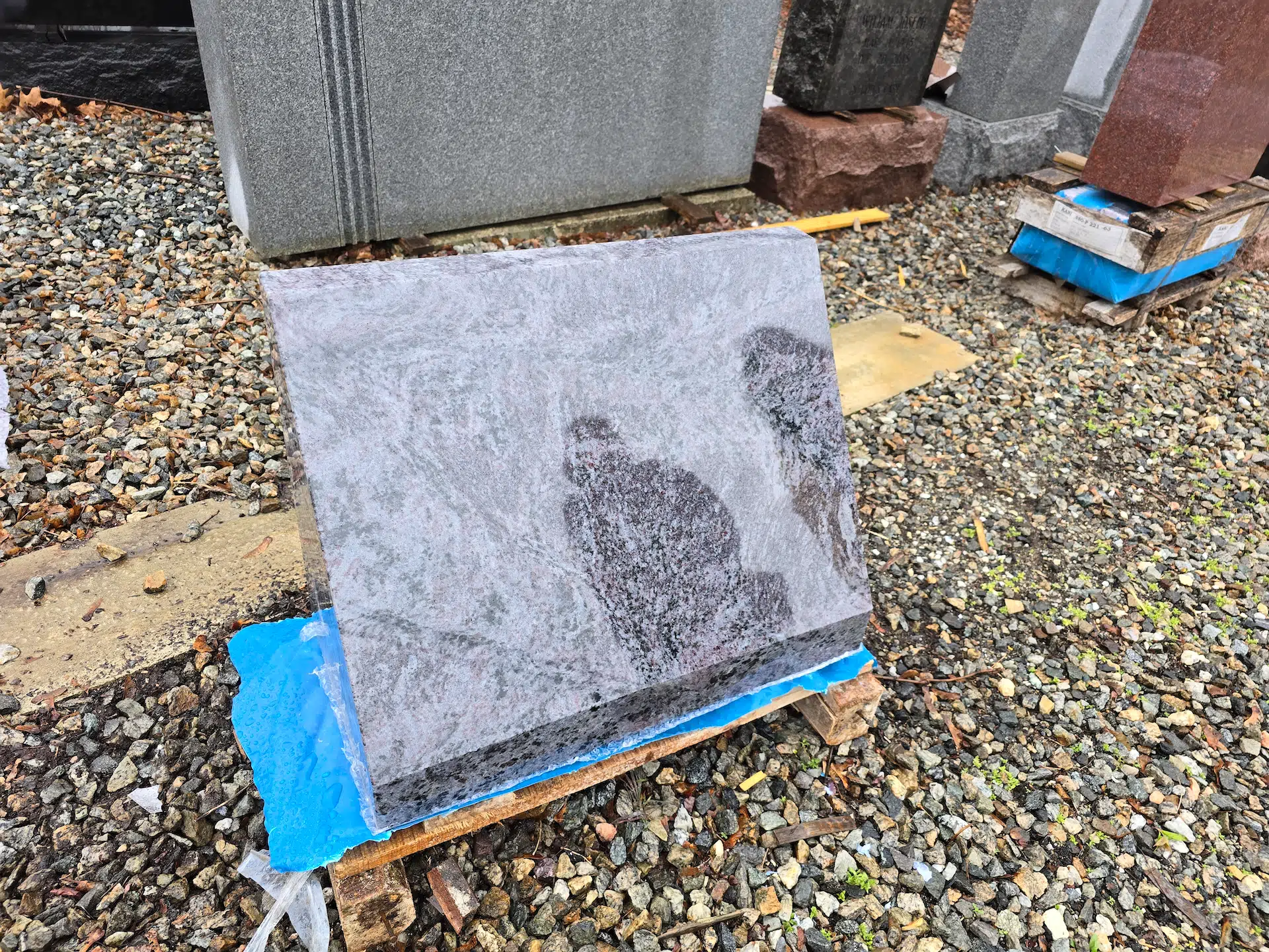 granite Headstone Inscription hand-carved by Inscription Guide in NJ — image 2